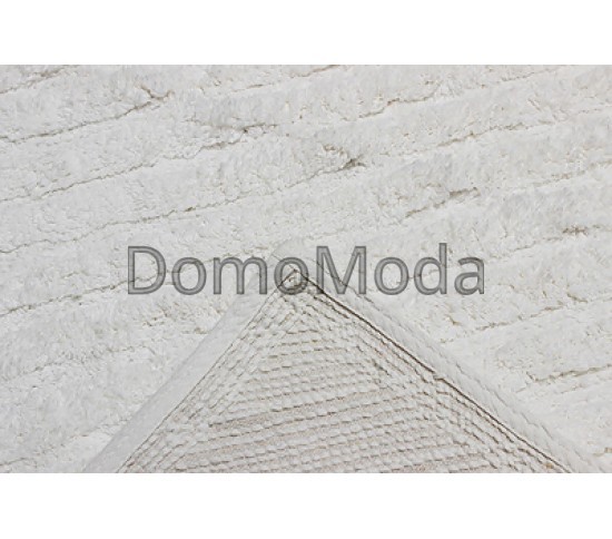 Коврик для ванной Indian Handmade Parket RIS-BTH-5215 WHITE - высокое качество по лучшей цене в Украине изображение 4.